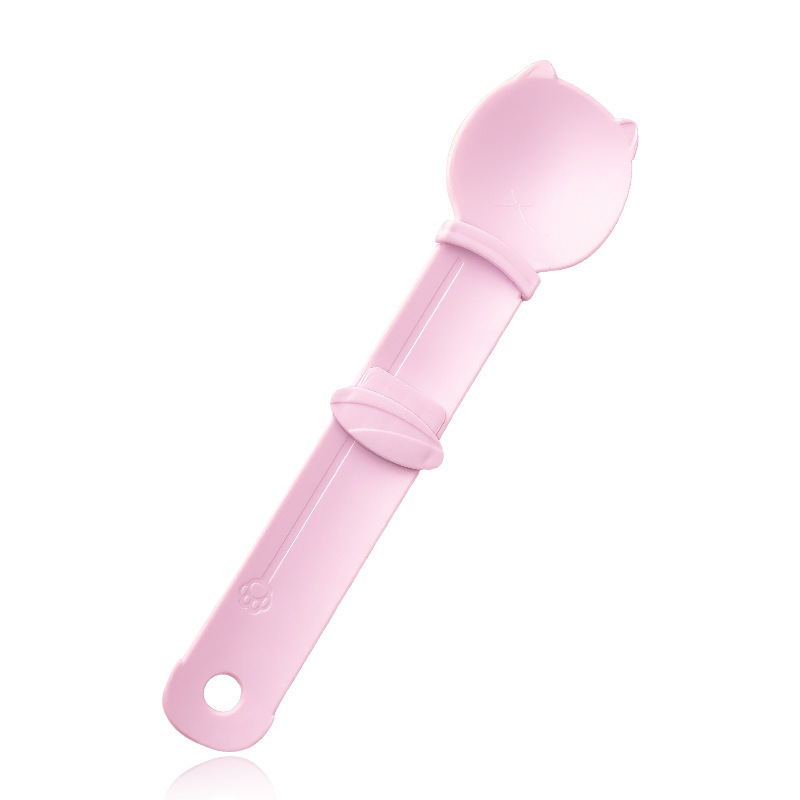 Colorful series-cat ear treat dispenser-girly pink