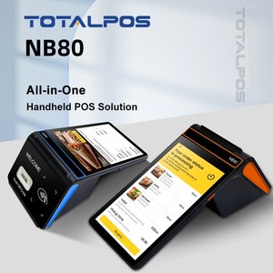 NB80 Retail Mini Smart Tablet All in One Nfc <strong>Qr</strong> <strong>Code</strong> <strong>Scanner</strong> 80mm Printer Dual Touch Screen Cash Register <strong>Android</strong> <strong>Pos</strong> Terminals - Product Image 3