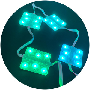 Impermeabile IP67 SMD3030 6 pezzi segno di lente segnaletica pubblicitaria RGBIC 16703 DC24V 3.6w modulo di programmazione luci decorazione a led - Product Image 1