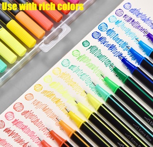 12/18/24/32 Màu Sắc Nghệ Thuật Phác Thảo Đánh Dấu fineliner Bút Thiết Lập Tốt Tip Không Thấm Nước Nhanh Chóng Khô Sơn Đánh Dấu fineliner Bút Cho Vẽ - Product Image 4