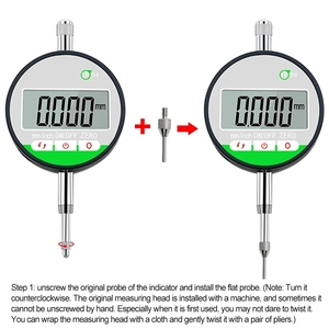 Цифровой индикатор 0-12,7 мм IP54 сенсорный дисплей глубиномер - Product Image 4