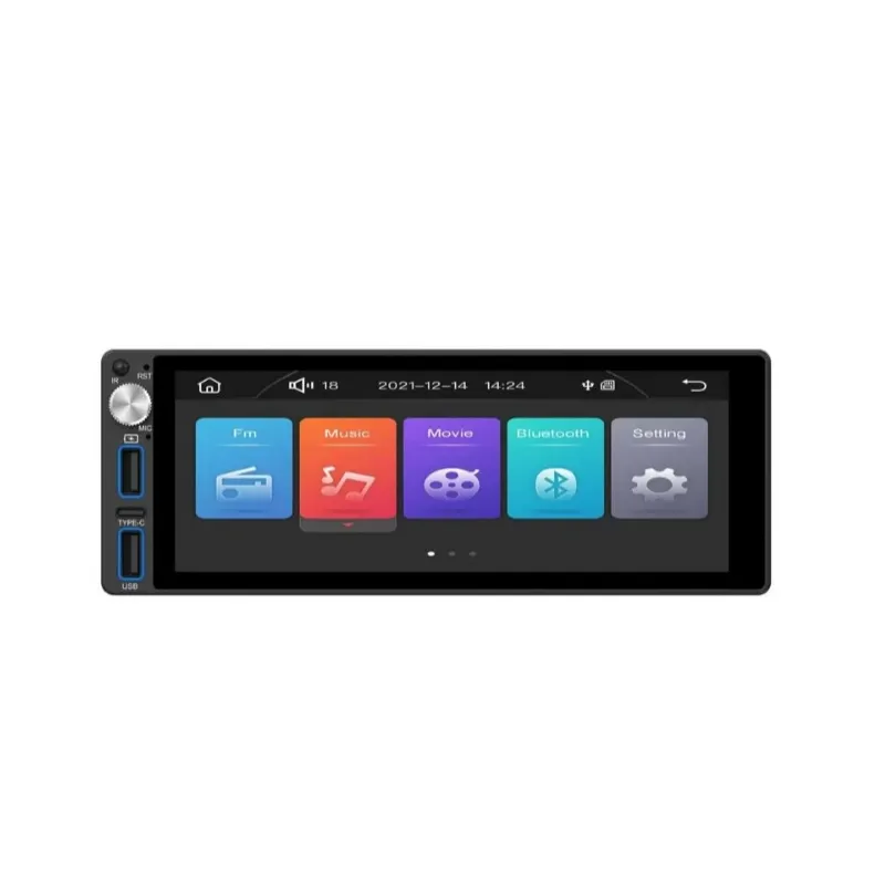 Pantalla táctil Carplay de 6,86 pulgadas Radio estéreo para coche Fm Audio Mp5 Player Car Dvd Player para Universal Auto