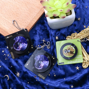 Mini Acrylic CD mô hình NFC Keychain album nhạc móc khóa vòng chìa khóa treo nhựa phim hoạt hình Keychain tùy chỉnh Mini CD Album Acrylic - Product Image 6