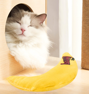 Wholesale <strong>Banana</strong> Rainbow Cat Chew Toy <strong>Catnip</strong> Stuffed Toy Interactive Cat <strong>Catnip</strong> Toy - Product Image 5