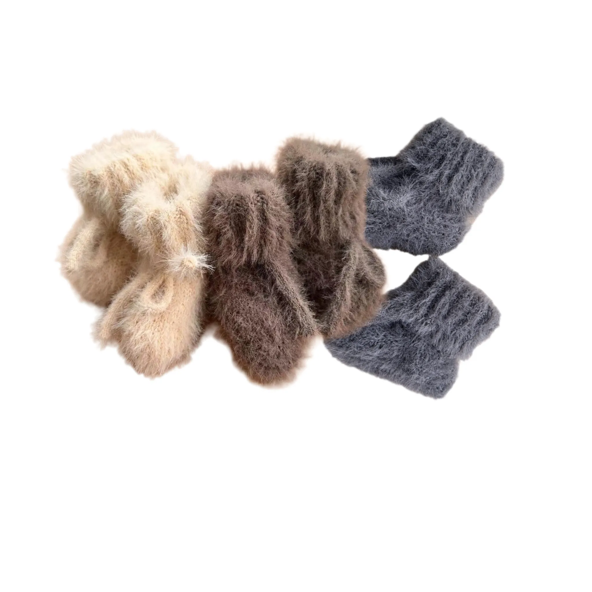 Calzini personalizzati per bambini in maglia di cotone capelli fatti a mano calzini per neonati e bambine 0-18mesi