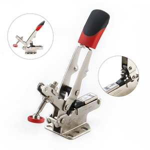 Morsetto di fissaggio per la lavorazione del legno morsetto per trapano a saldare morsetto a levetta orizzontale a sgancio rapido - Product Image 1