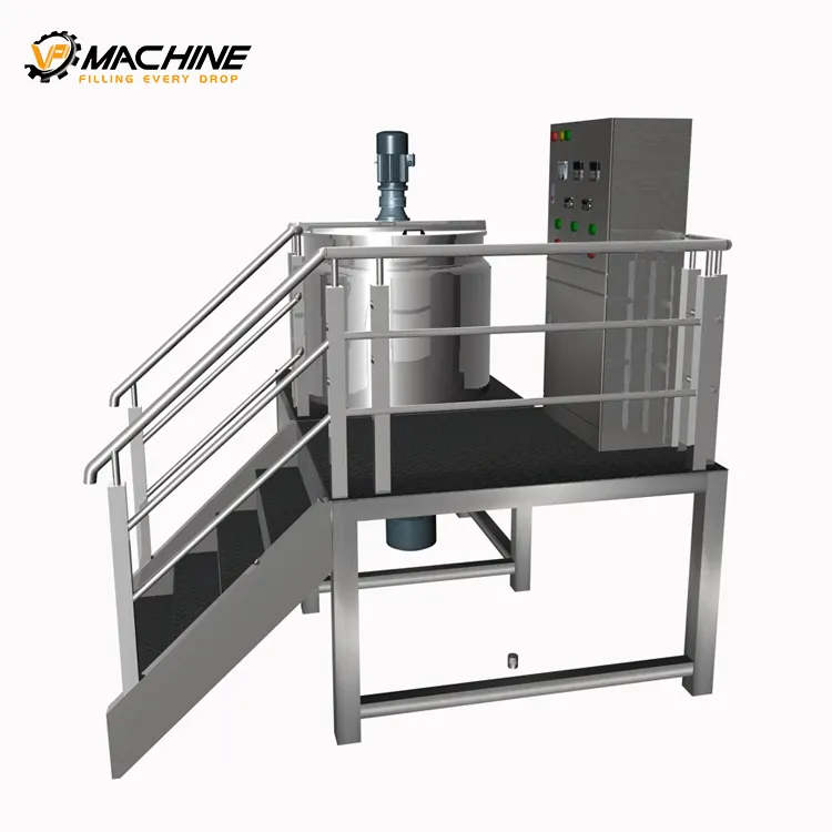 VP Venta caliente máquina para hacer detergente equipo de fabricación de cosméticos tanque homogeneizador de jabón líquido tanque de mezcla