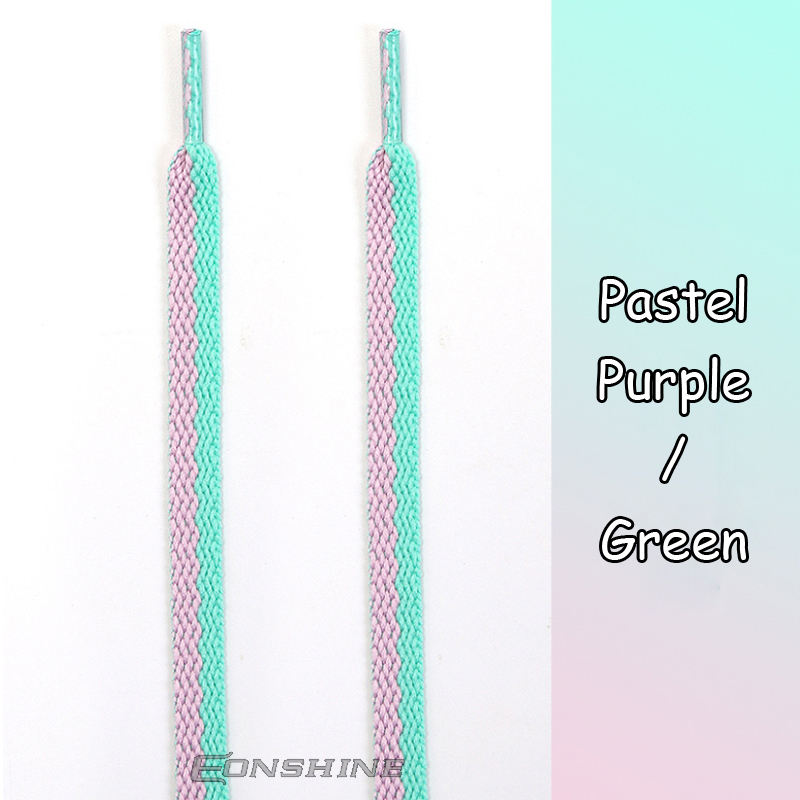 Pastel violet/vert