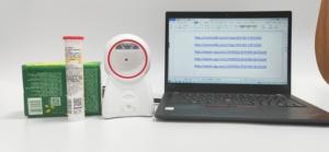 1D 2D Plug and play Desktop Qr Code Lector de código de barras USB Escáner de código de barras
