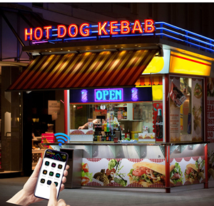 Schermo con pannello a LED intelligente programmabile per interni esterni con supporto multilingue IP65 Display a scorrimento luminoso flessibile - Product Image 5