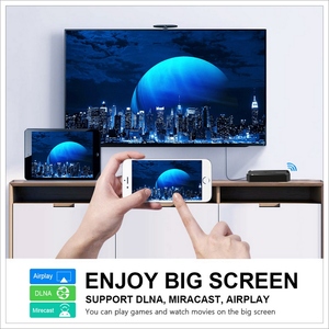 4 k60 Android 10 TVBOX HEVC H.265 codifica 2 + 16G telecomando Wireless DLNA/miracolast/AIRPLAY supporto per la casa migliorata - Product Image 4