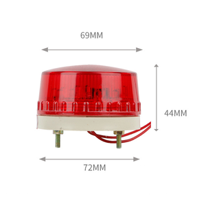ホームセキュリティシステム用12V-24VアラームLED点滅ストロボライト赤 - Product Image 2