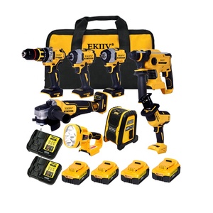 Yeni-güç araçları güç araçları combo kitleri 20V max akülü lityum-iyon Combo alet takımı orijinal - Product Image 2