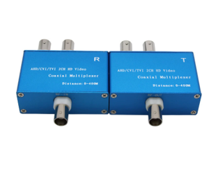 Enough Stock 2 <strong>Channel</strong> Coaxial HD Video <strong>Multiplexer</strong> for AHD/CVI/TVI/Analog Cameras Over Cable One Line Transmits Two Signals - Product Image 3