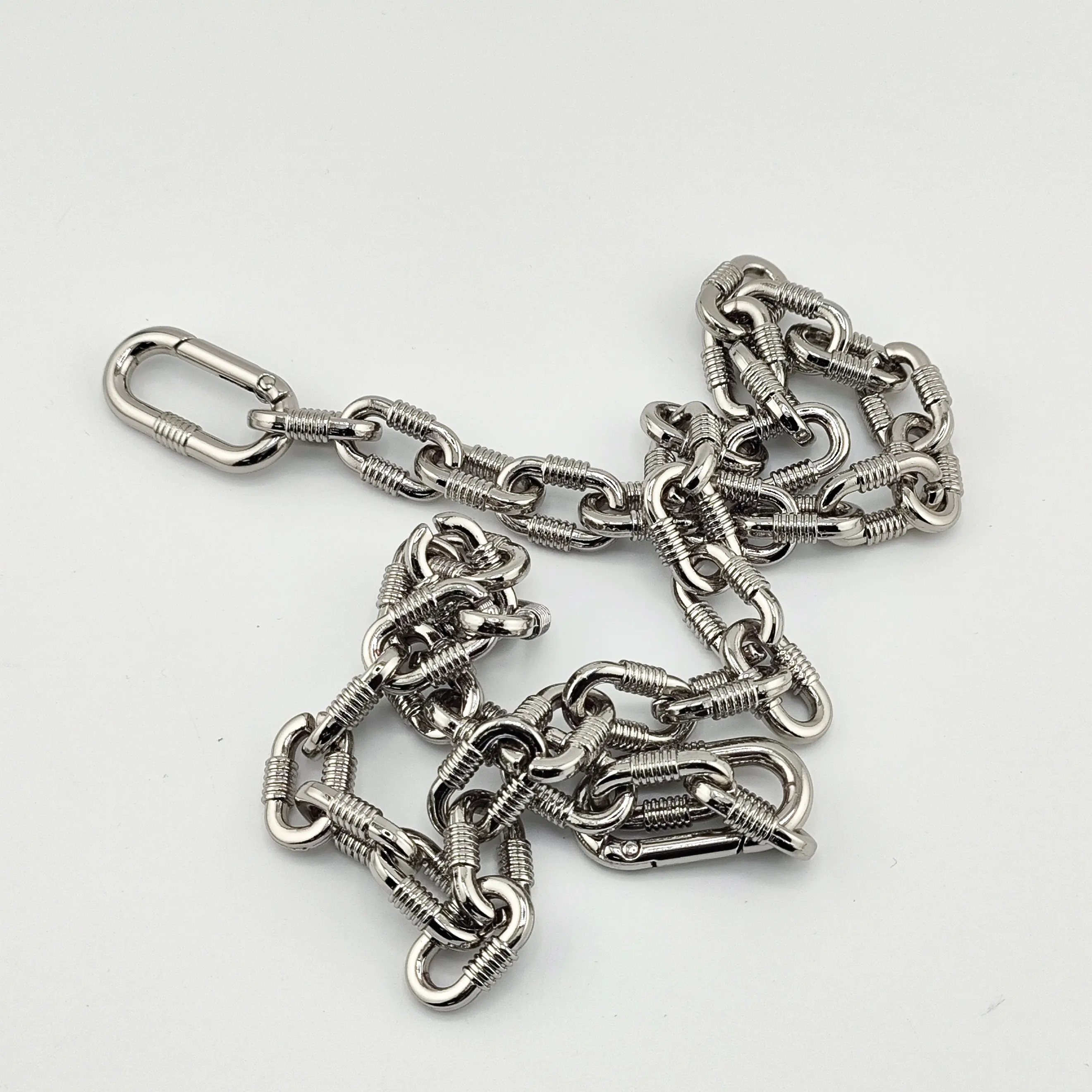 Wholesale Fashion Bag Accessories Full Length 63cm Iron Metal Chains Bag Chains For Bags and Purse