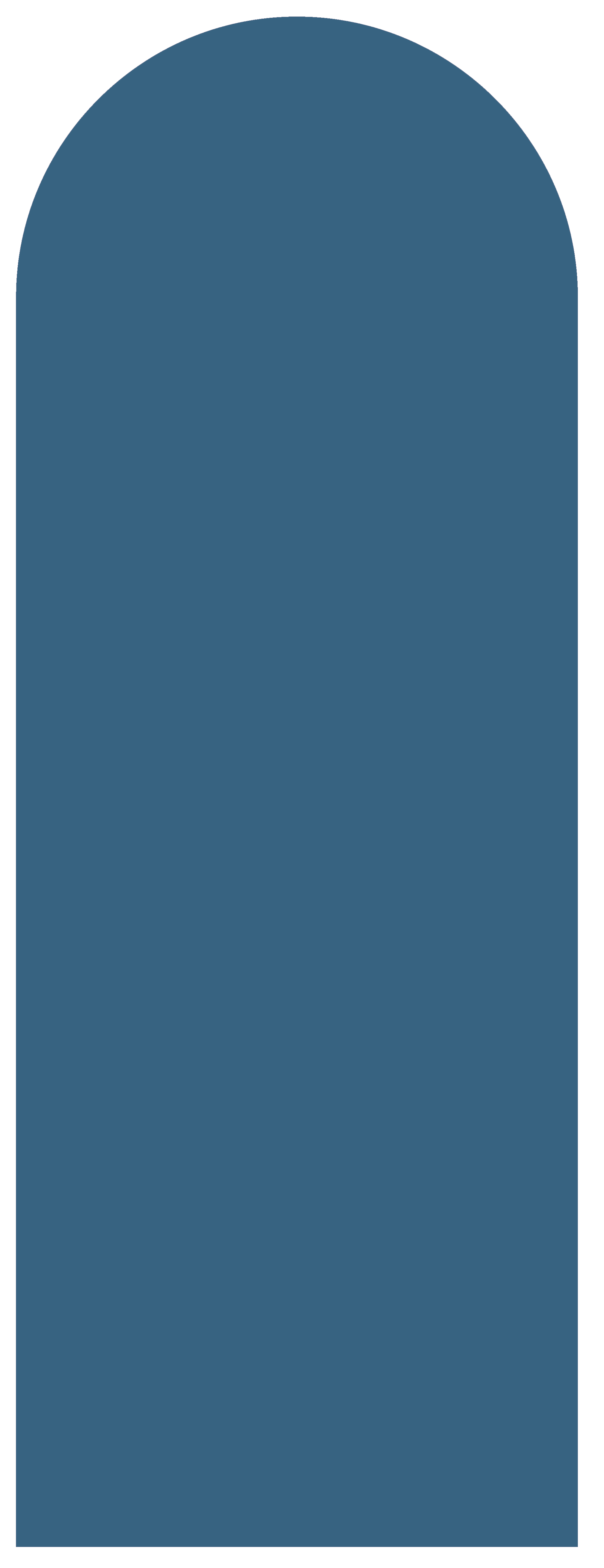 Dark Blue Arched Yoga Mat