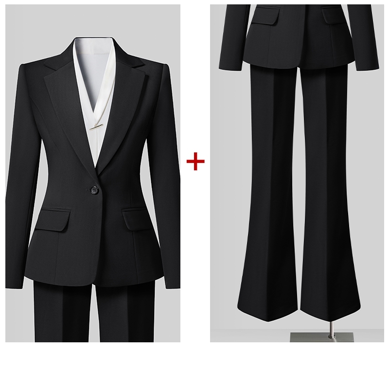 Noir (costume + pantalon micro évasé)