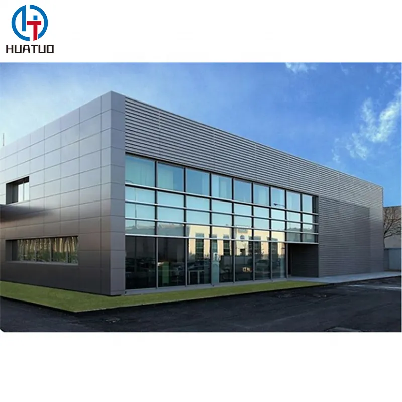 Prefab Warehouse Building I Beam Prefab Building Steel Structure Cars Shop