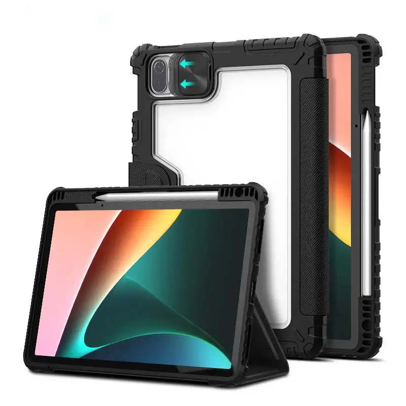 Nillkin Shockproof Flip Cover with Slide Camera Cover and Kickstand for Xiaomi Pad 6 / Pad 6 Pro Case
