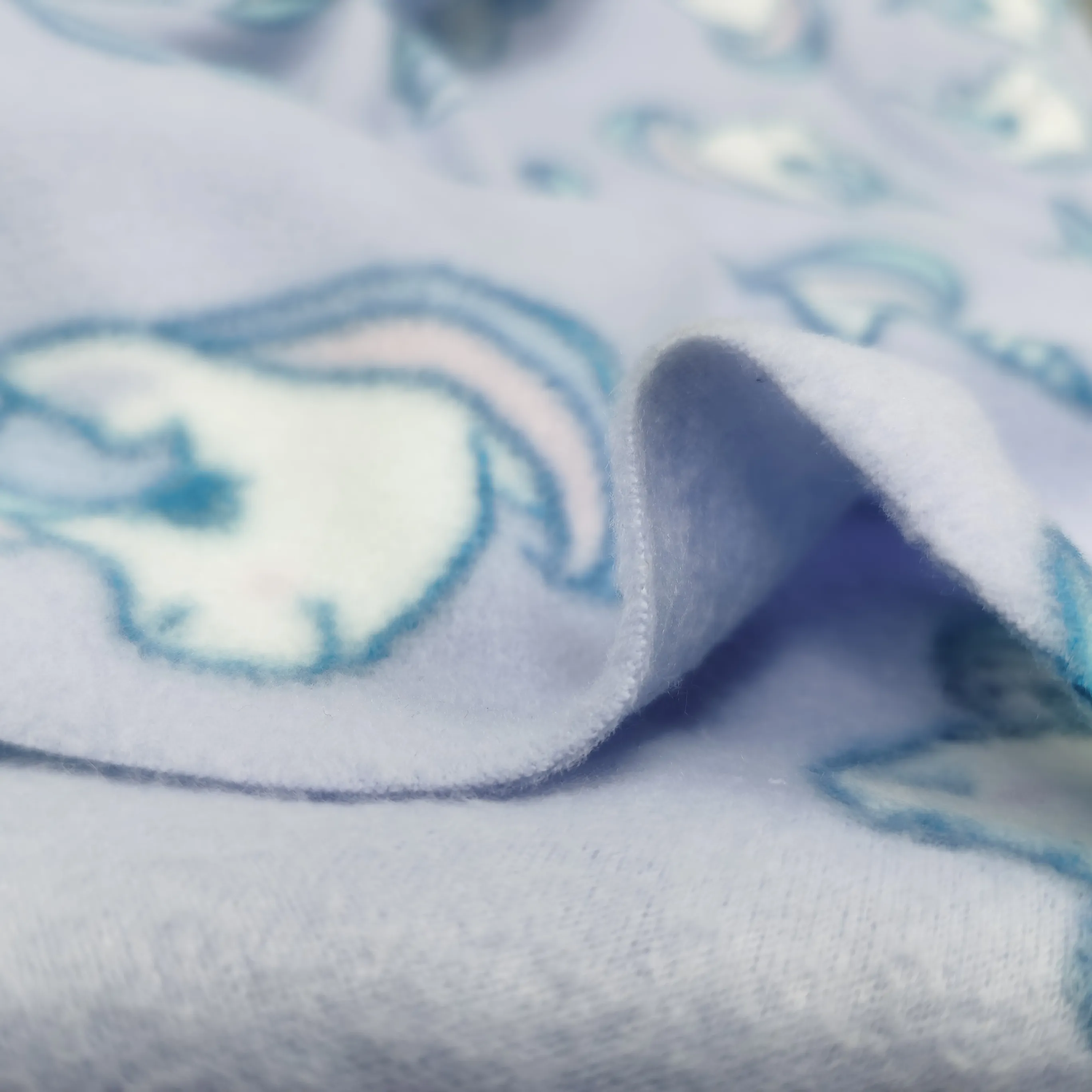 Oeko tex standard 100 recycled poly DIY unicorn polar fleece pullover hoodies custom logo pattern for blanket vest
