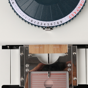 Plastik karte Markierung präge maschine Benutzer definierte Codenummer Hunde marke Edelstahl-Etikett Markierung maschine - Product Image 3