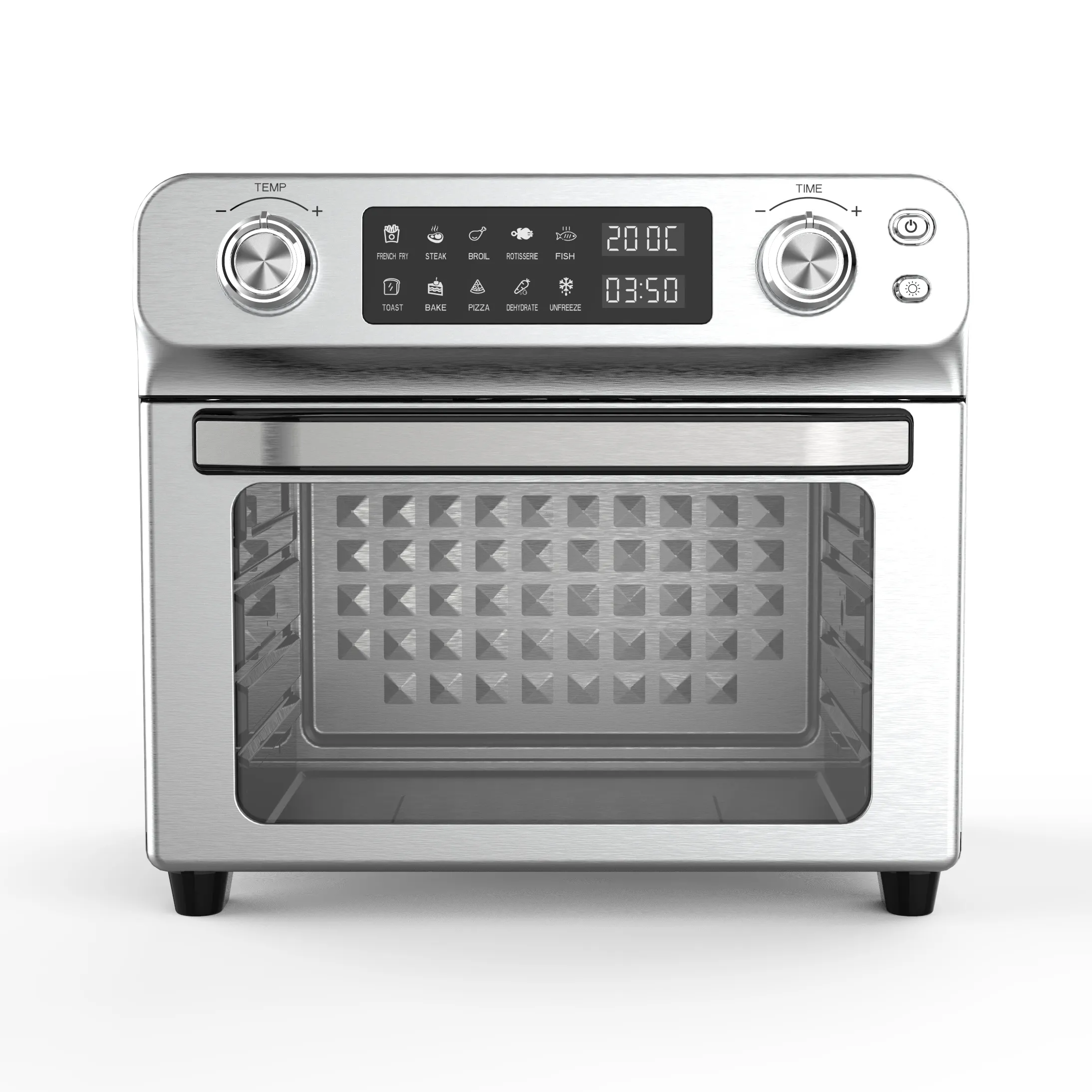 Elettrodomestici 25L friggitrice ad aria forno tostapane, friggitrice ad aria recensioni forno senza olio friggitrice ad aria per cucina