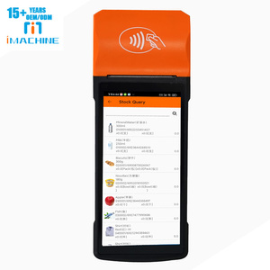 IMACHNE Android 13,0 Terminal de sistema POS de mano móvil WiFi/NFC/conectividad USB pantalla táctil con máquina de pago de impresora - Product Image 1