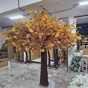 V16 özelleştirilmiş fiberglas yapay akçaağaç ağacı büyük yapay ağaç sahte sonbahar akçaağaç ağacı için ev bahçe dekorasyonu - Product Image 1