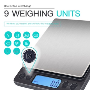 Digital Weight <strong>Scale</strong> 3KG,0.1g Weighing <strong>Scale</strong> With <strong>LCD</strong> <strong>Display</strong> for Kitchen <strong>Scale</strong> - Product Image 2