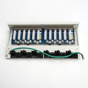 Panel de conexión modular de 12 puertos FTP de red Panel de conexión blindado con tapa antipolvo - Product Image 5