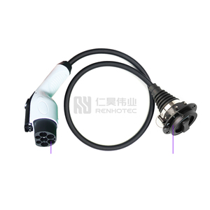 GBT插头至IEC 62196插座类型2至GB/T EV充电适配器，带电缆 - Product Image 3
