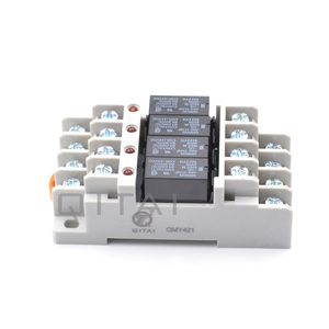 QMY421 Módulo de relé de terminal de 4 canales 250V 5A miniatura de V Salida de cuatro puntos con indicador LED NPN PNP - Product Image 2