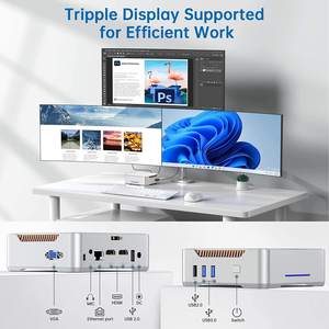 2025 Customization LOGO Mini PC New Business 12th Gen N95 Mini PC <strong>Computer</strong> Triple Display 16GB RAM M.2 SSD 512 <strong>Desktop</strong> <strong>Linux</strong> - Product Image 3