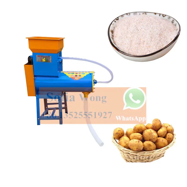 Skala kecil kentang manis singkong gandum tepung nasi mesin pembuat produksi