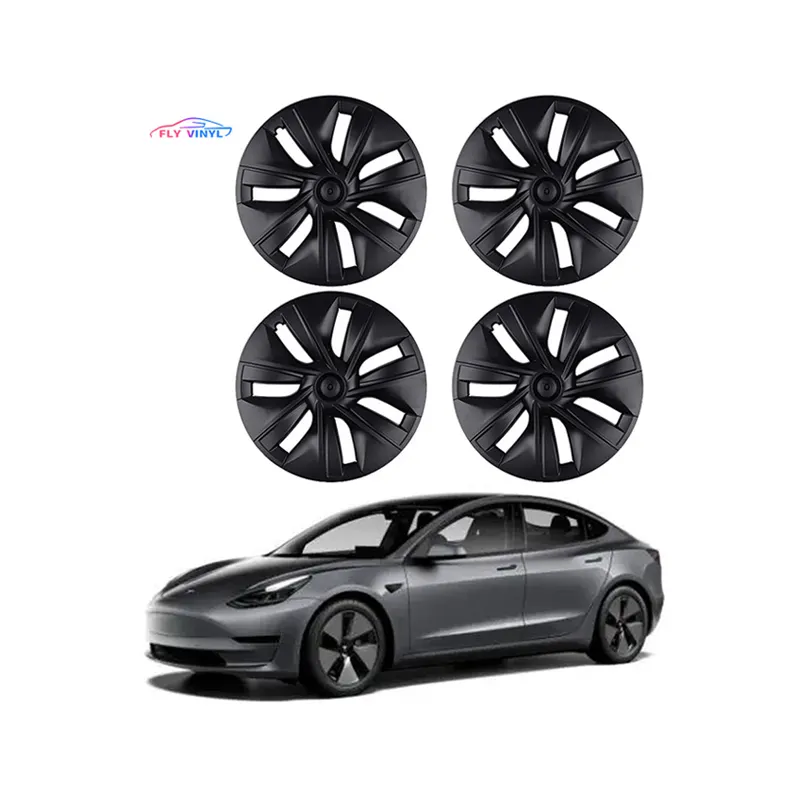 Model 3 Y X Banden Accessoires Mat Zwart Vervangend Wiel Naaf Cover Waterdicht Wiel Wheelscap Tesla Wieldop