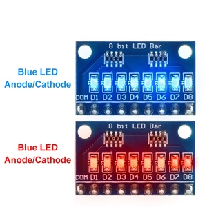 TZT 3.3V 5V 8 Bit Blau/Rot Common Anode/Kathode LED-Anzeige modul Diy Kit Für Arduino NANO UNO Himbeer pi 4 Nodemcu V3 - Product Image 3