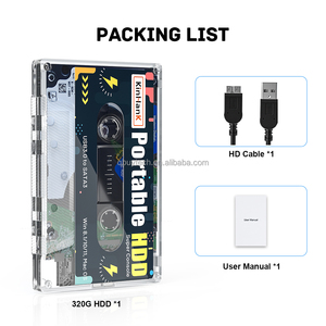 Kinhank 320G sabit Disk taşınabilir harici HDD PSP için 40000 Retro Video oyunları/PS1/PS2 oyun kartı Windows için - Product Image 3