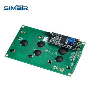 Schermo LCD 2004 modulo IIC serial a singolo colore matrice di punti con scatola e duPont cavo libreria di caratteri inglese-giapponese