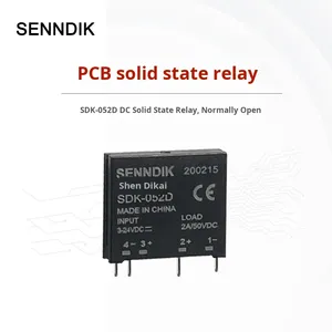 Relé de Estado Sólido Miniatura Senndik SDK-052D de Alta Performance DC-DC 3-24VDC/50VDC 2A 4P - Product Image 3