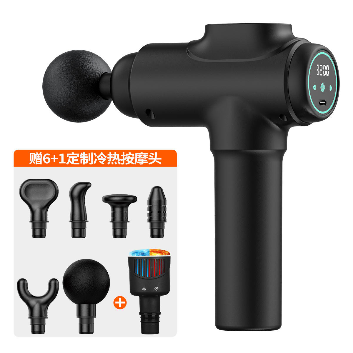 หน้าจอสัมผัสสีเทา 30 ระดับ พร้อมหัว 6 หัว