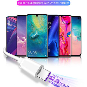 5A 超快速充电类型 c 型电缆适用于 Android 手机华为三星小米快速充电数据线