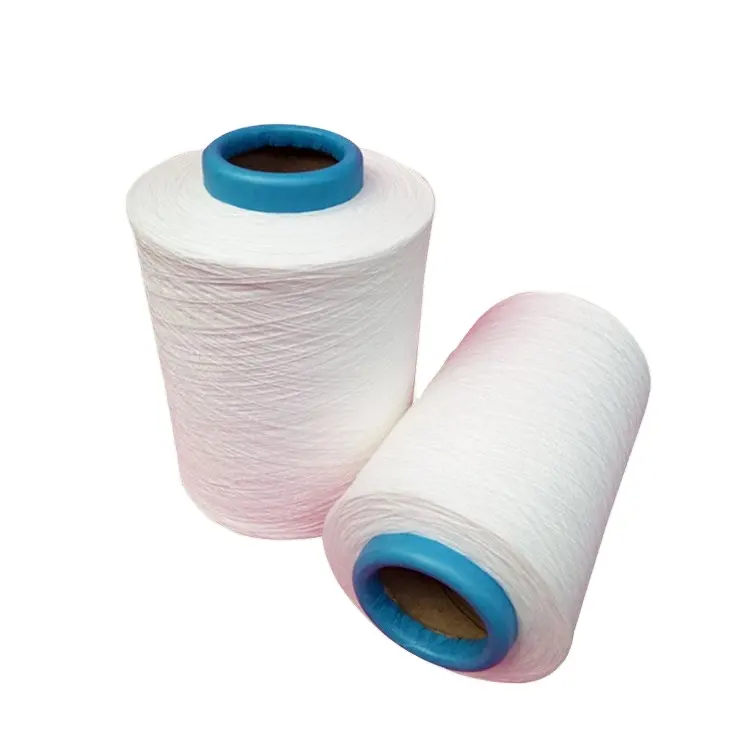 AA-A Cấp Polyester Dty Sợi 20/6 Nguyên Trắng Vắt Sổ Sợi Filament Đơn Giá Mỗi Kg