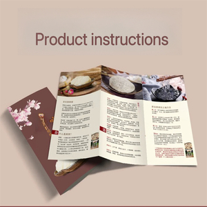 Custom Printed Offset Cosmetics Flyer Leaflet Instruction <strong>Booklet</strong> for Food Paper Packaging with Custom Logo - Product Image 2