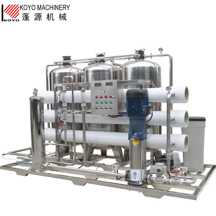 Precios de máquinas purificadoras de agua/anhui KOYO planta de purificación de agua Mineral/sistema de tratamiento de agua desionizada RO