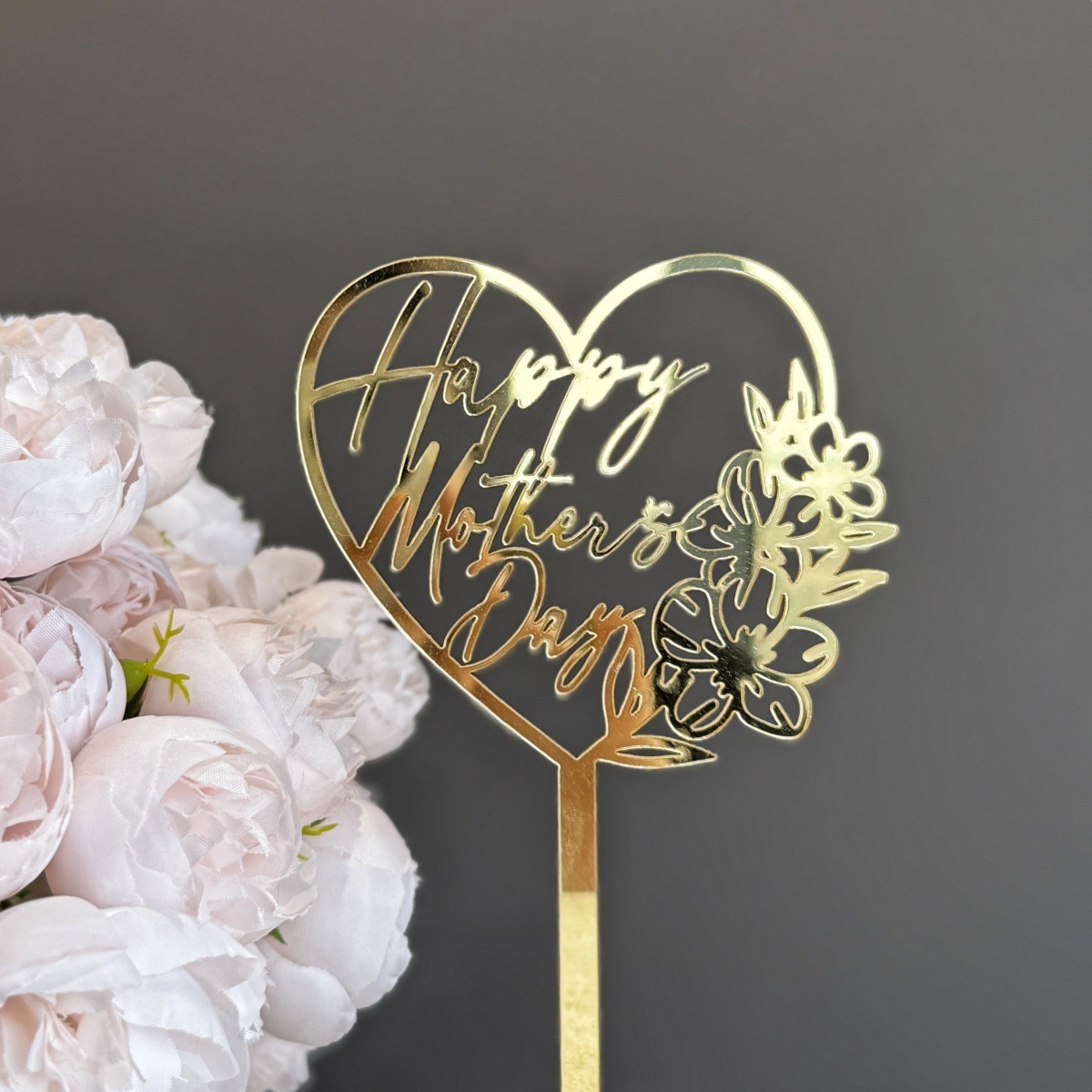 Love style happy mothers day gold