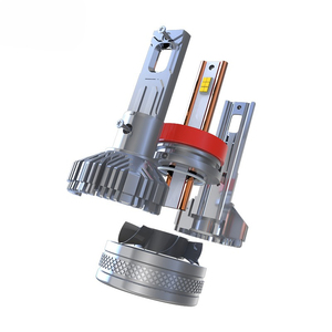 S13 200w 50000lm h4 h13 h7 9005 9006 alüminyum lucespara araba film düşük işın cospwhite mini far