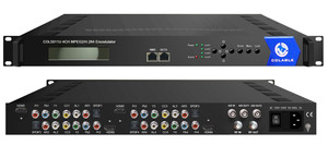 Trasmissione TV digitale 4 canali HD SDI Encoder modulatore dvb-t mpeg2/h.264 Encodeing CATV QAM ATSC ISDB modulatore COL5011U