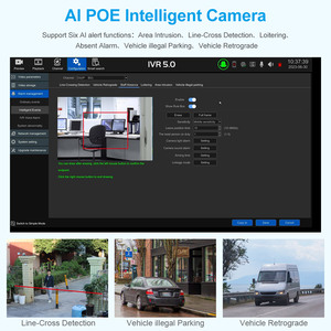 LS VISION cctv 8mp 4k poe nvr 8频道套件4CH家庭安全AI警报双向语音对讲室外夜间版ip摄像机 - Product Image 2