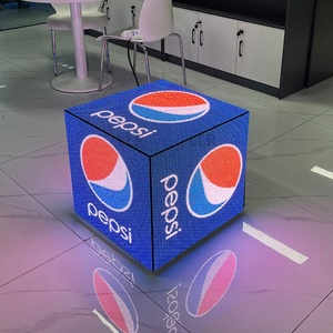 Wifi 4g App Control 3d Magic Led Screen P2.5 P4 P5 Full Color Retail Led Sign Cube Display a Led - Product Image 2