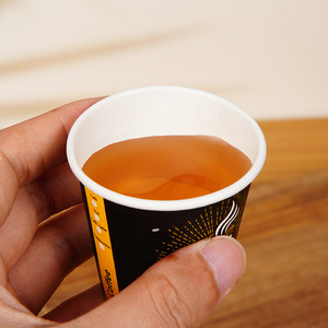 Deneme kupası tek kullanımlık kağıt bardak özel baskı baskılı logo High-end ticari kahve fincanı - Product Image 2